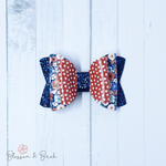 Cobalt & Rust Olivia Bow