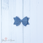 Cornflower Shimmer Blossom Bow