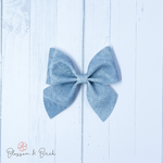 Denim Amelia Bow