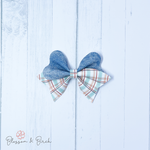 Harvest Plaid Magnolia Bow