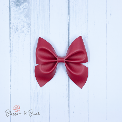 Cardinal Red Amelia Bow