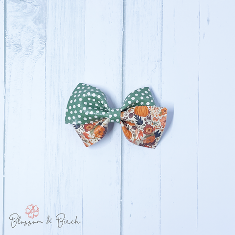 Speckled Pumpkins Abby Bow