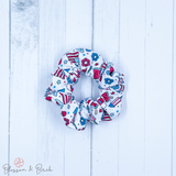 Pretty Patriotic Scrunchies