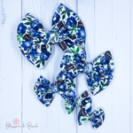 Floral Football Bow - Dallas