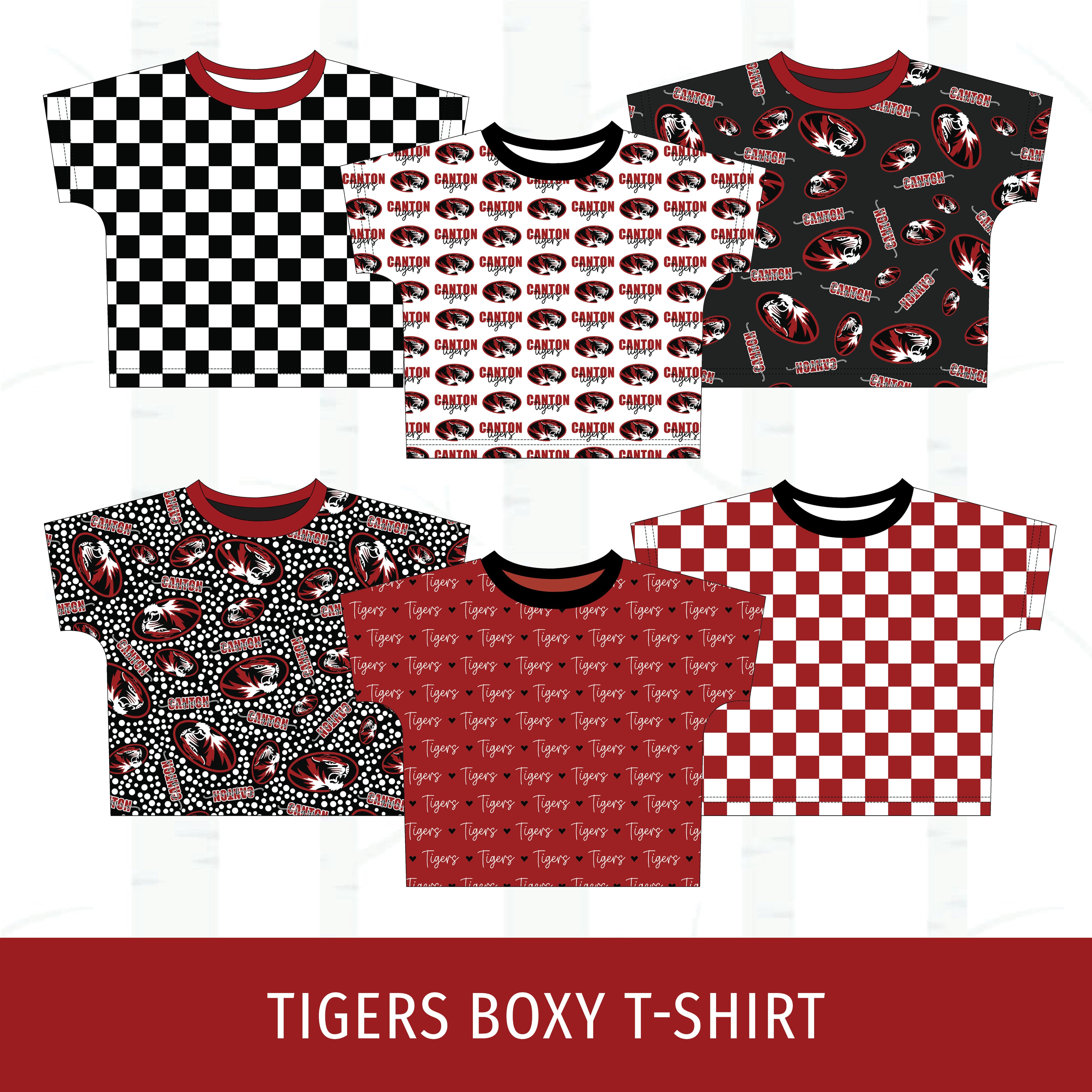 Canton Tigers Boxy T-Shirt