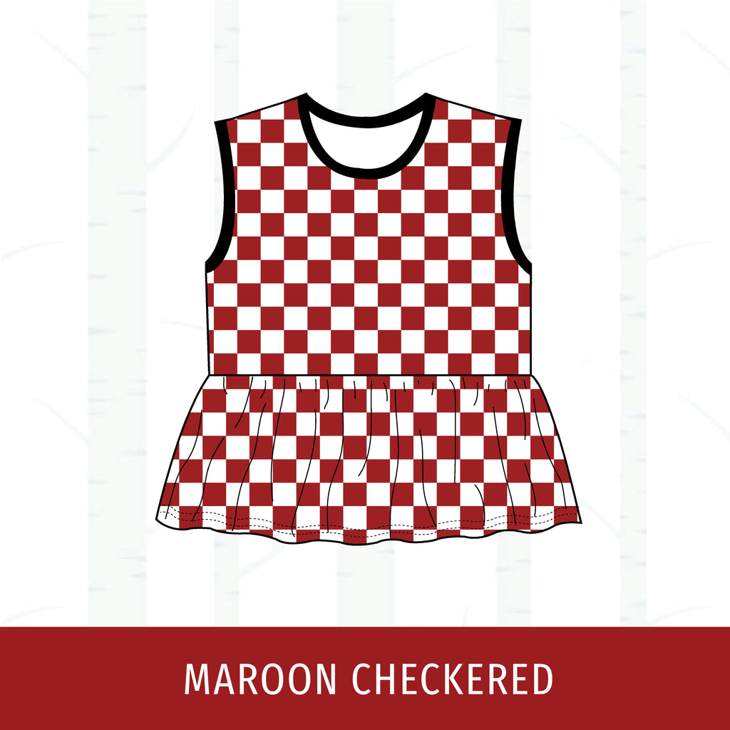 Canton Tigers Peplum Tank