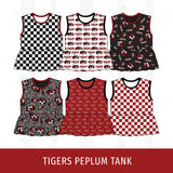 Canton Tigers Peplum Tank