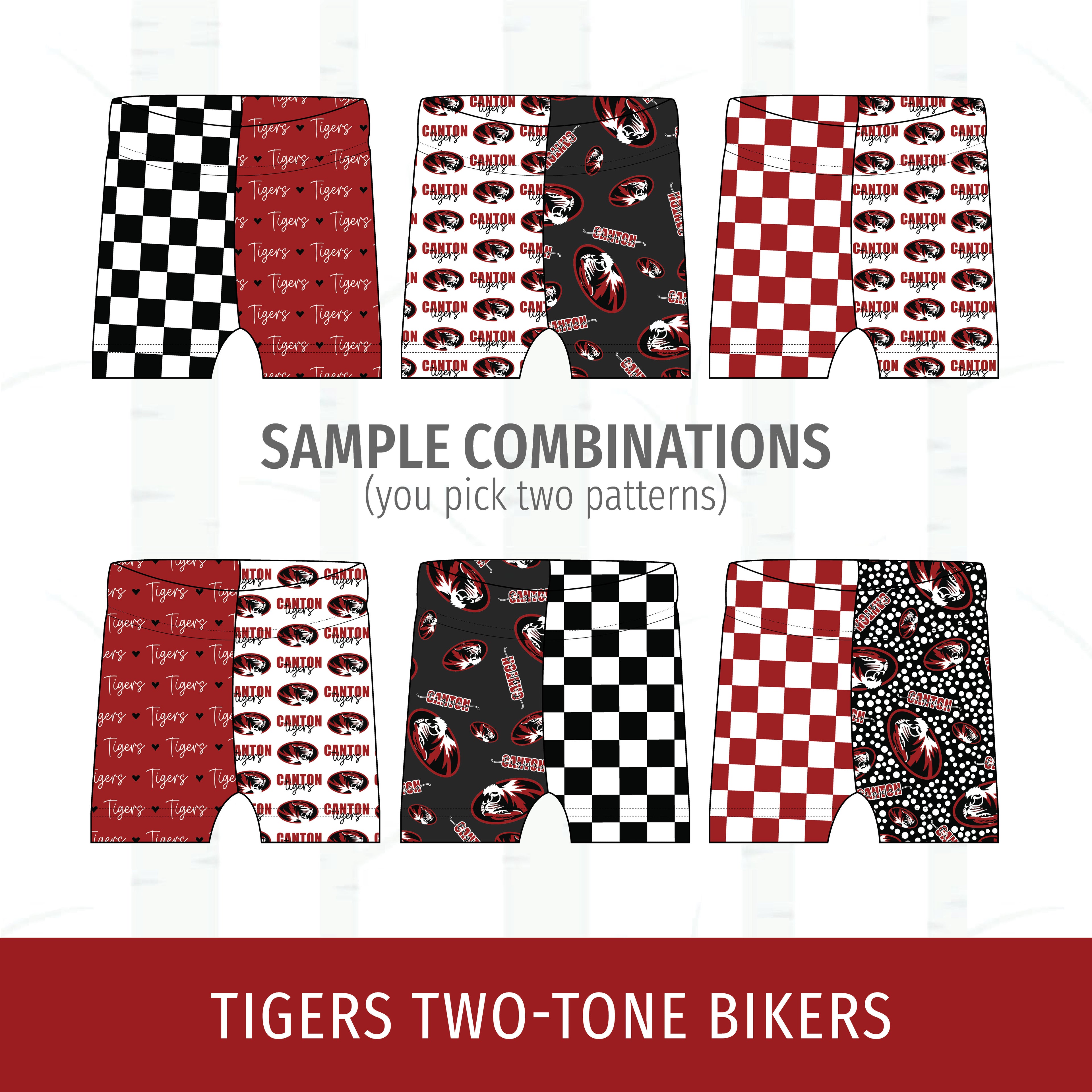 Canton Tigers Two-Tone Bikers
