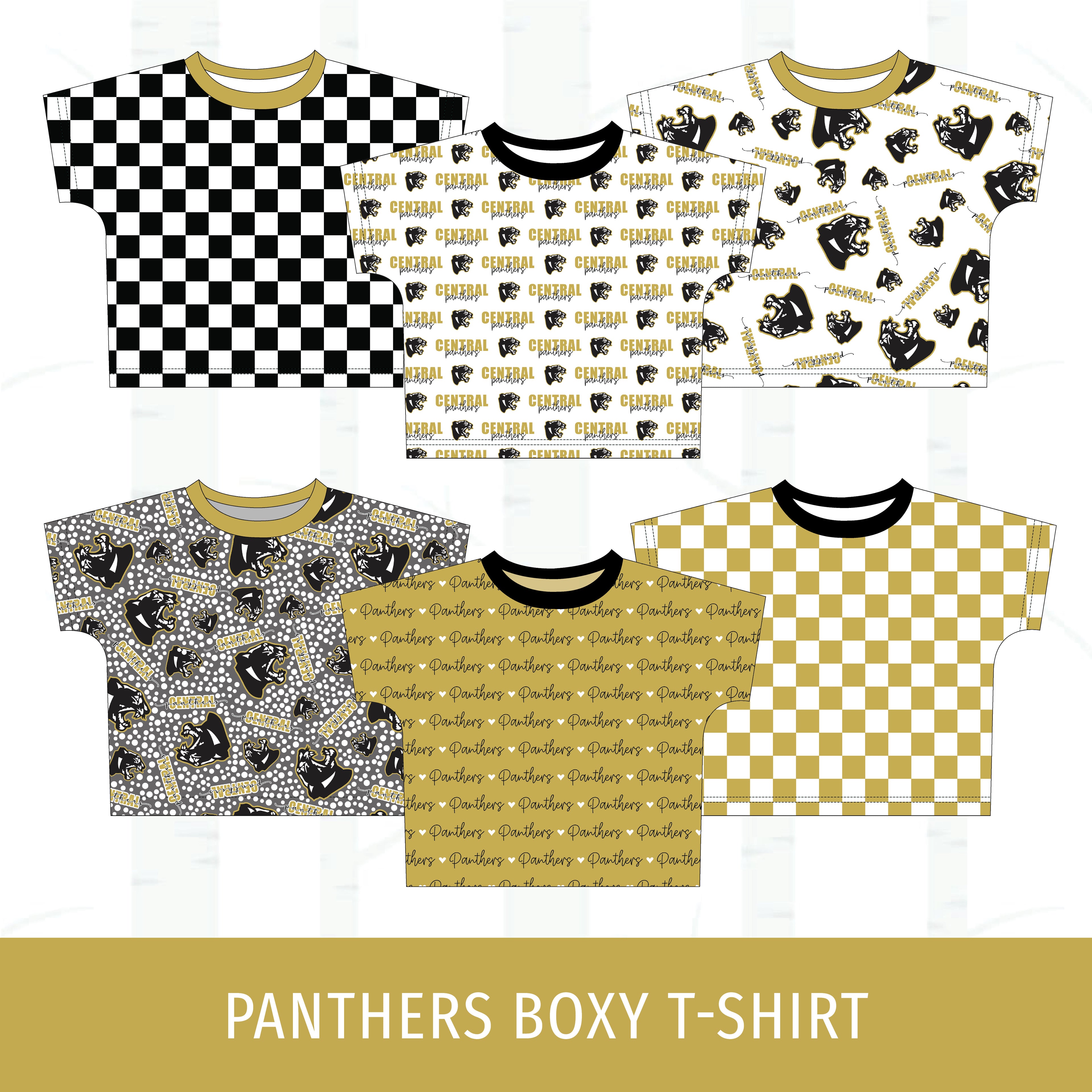 Central Panthers Boxy T-Shirt