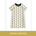 Central Panthers Short Sleeve Raglan Dress