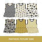 Central Panthers Peplum Tank