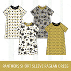 Central Panthers Short Sleeve Raglan Dress