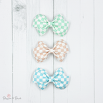 Checkered Abby Bow