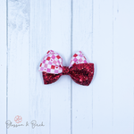 Checkered Hearts Abby Bow