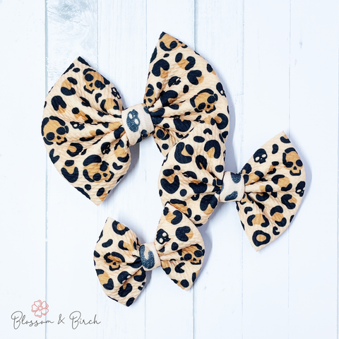 Cheetah Skulls Bow