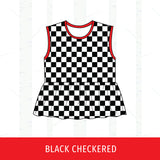 Denman Falcons Peplum Tank