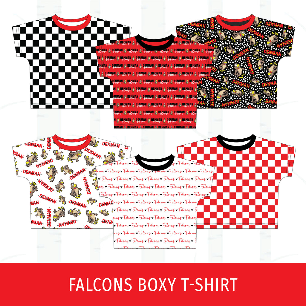 Denman Falcons Boxy T-Shirt