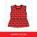 Denman Falcons Peplum Tank