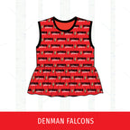 Denman Falcons Peplum Tank