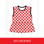 Denman Falcons Peplum Tank
