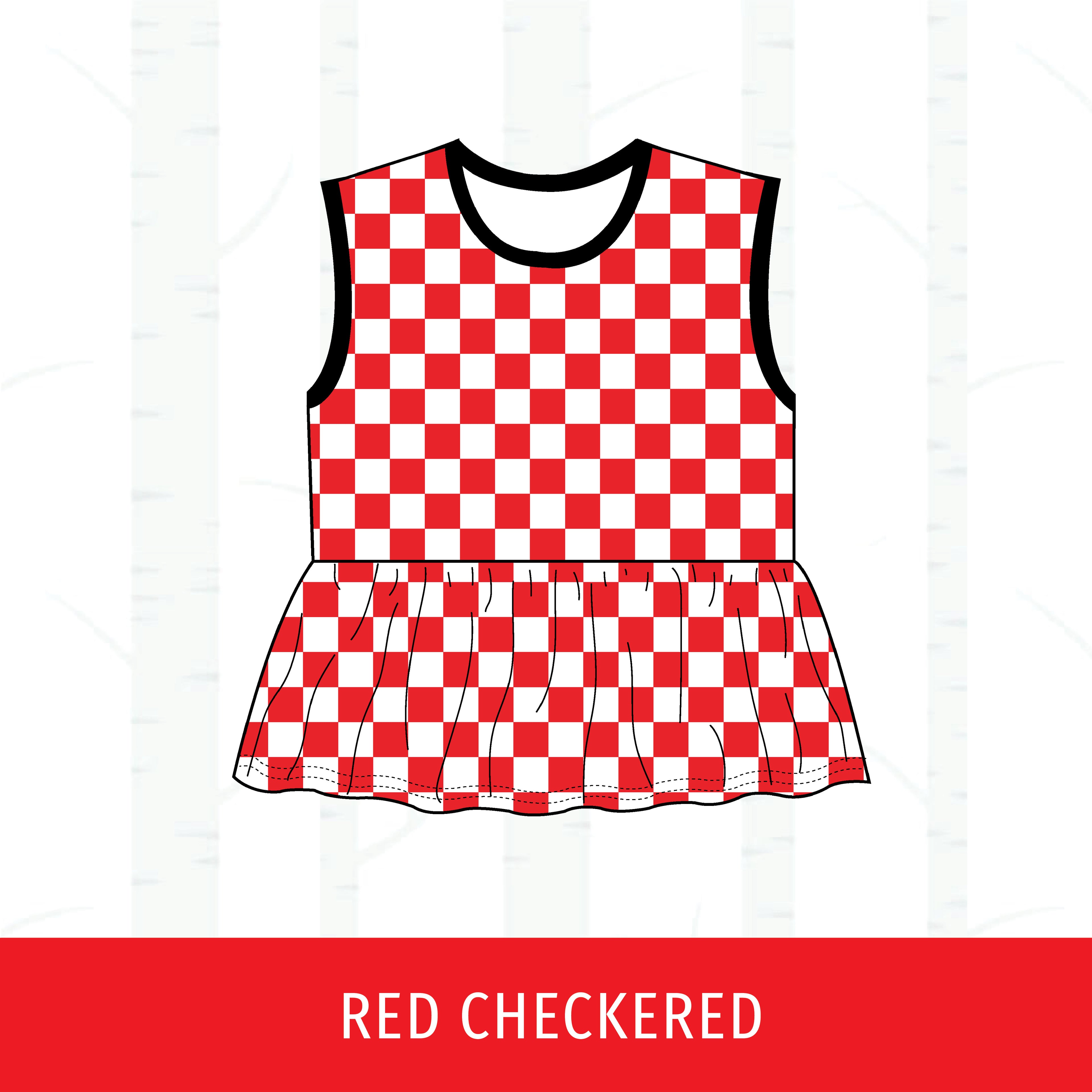 Denman Falcons Peplum Tank