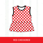 Denman Falcons Peplum Tank