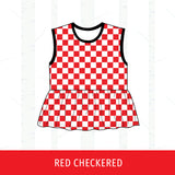 Denman Falcons Peplum Tank