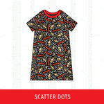 Denman Falcons Short Sleeve Raglan Dress