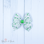 Doodle Shamrocks Amelia Bow