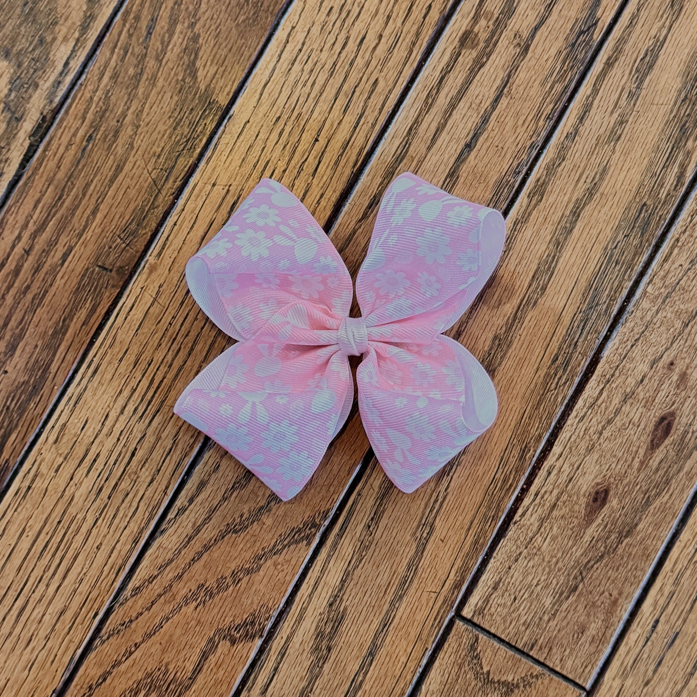 Floral Bunny Boutique Bow
