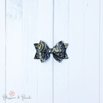 Gold Embossed Blossom Bow