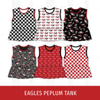 Liberty Eagles Peplum Tank