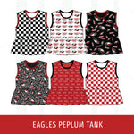 Liberty Eagles Peplum Tank