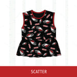 Liberty Eagles Peplum Tank