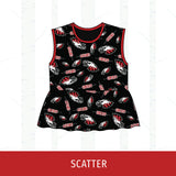 Liberty Eagles Peplum Tank