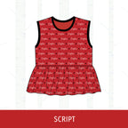 Liberty Eagles Peplum Tank