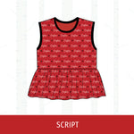 Liberty Eagles Peplum Tank