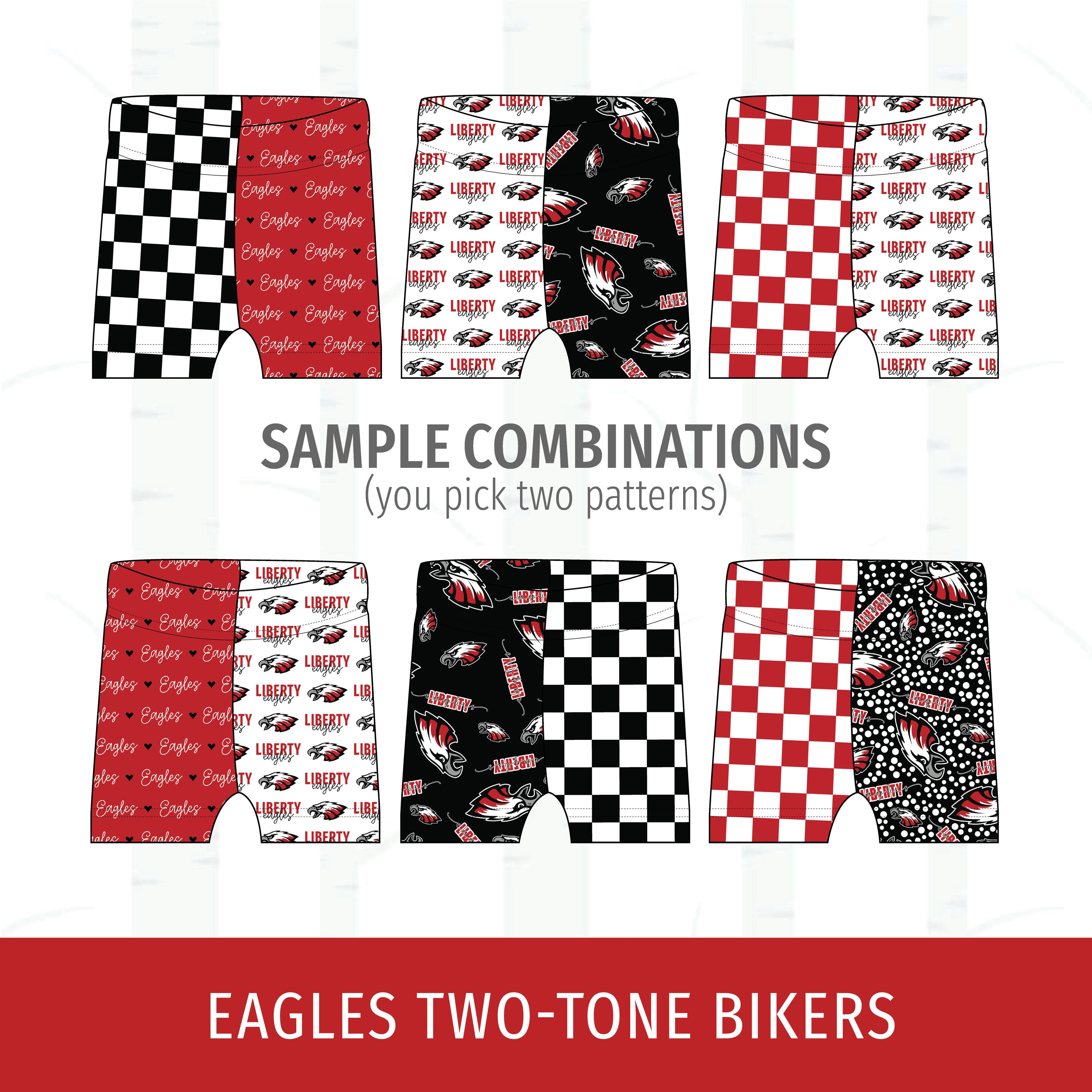 Liberty Eagles Two-Tone Bikers