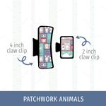 Patchwork Claw Clip