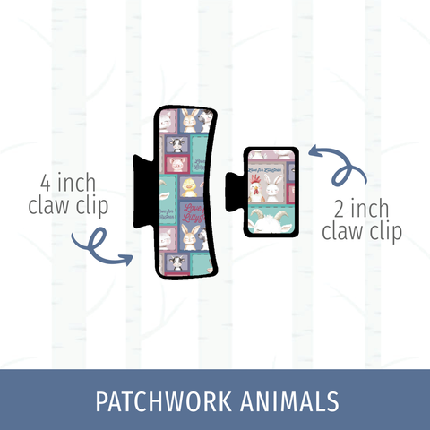 Patchwork Claw Clip