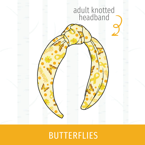 Butterflies Knotted Headband