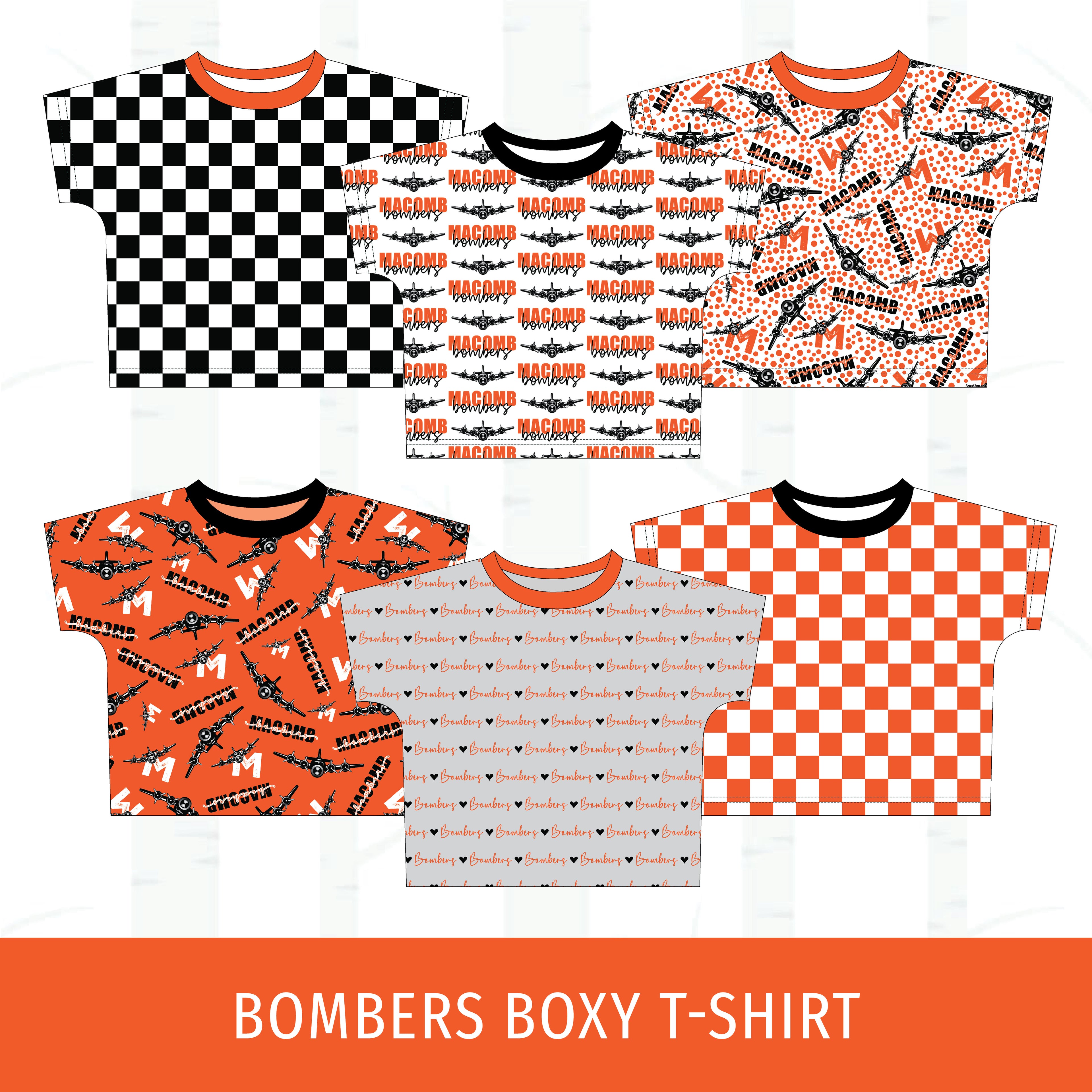 Macomb Bombers Boxy T-Shirt