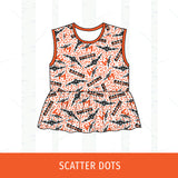 Macomb Bombers Peplum Tank
