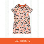 Macomb Bombers Short Sleeve Raglan Dress