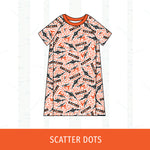 Macomb Bombers Short Sleeve Raglan Dress
