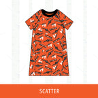 Macomb Bombers Short Sleeve Raglan Dress