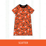 Macomb Bombers Short Sleeve Raglan Dress