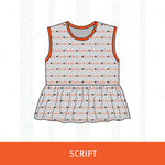 Macomb Bombers Peplum Tank