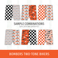 Macomb Bombers Two-Tone Bikers