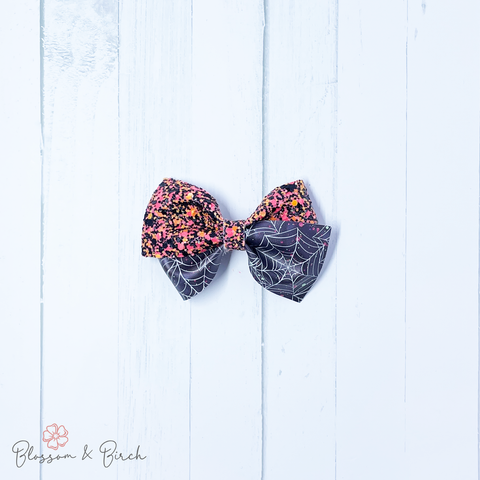 Neon Spiderwebs Abby Bow